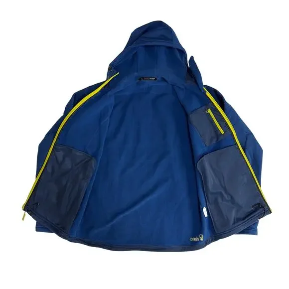Stoic Welder Hi Softshell Jacket Men's Large Blue